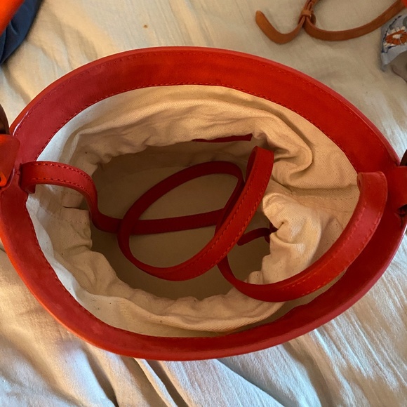 Sezane Mona Bag in Poppy - Picture 3 of 6